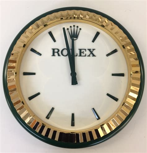 vintage rolex wall clocks worth